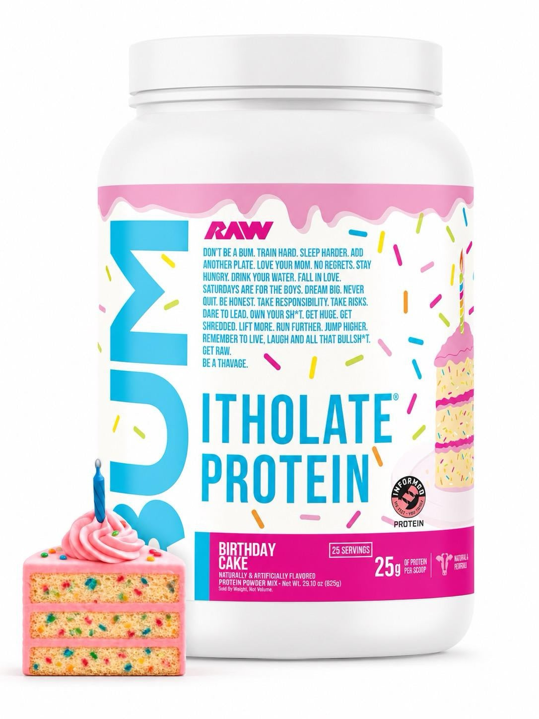 RAW Nutrition Isolate Protein Milk and Cookies, 1.81 lb, 25 Servings