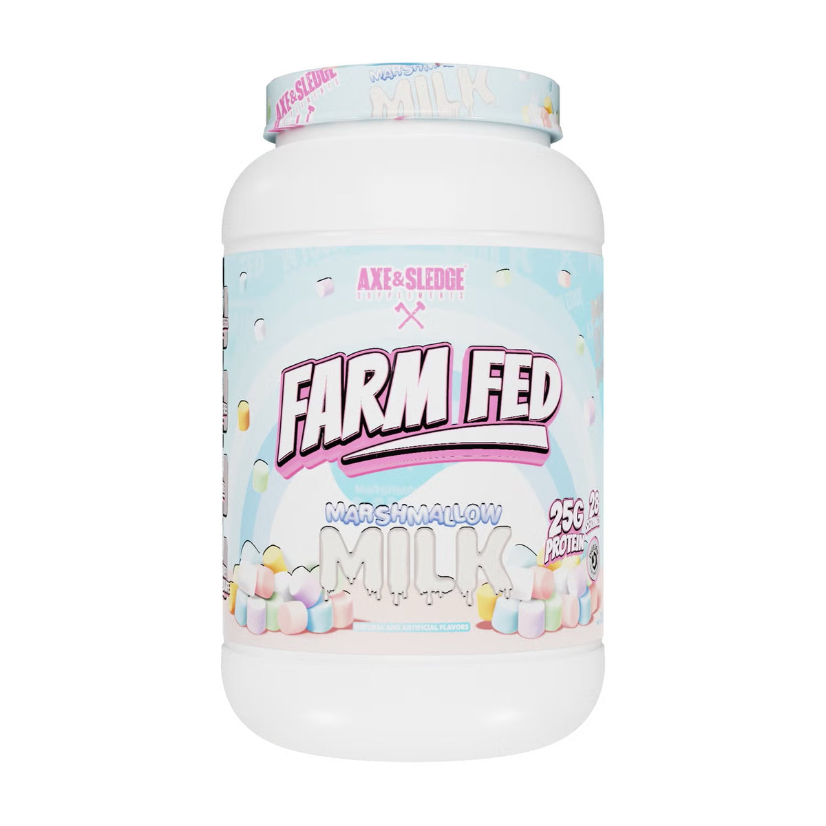 Axe & Sledge Farm Fed Protein Powder – Marshmallow Milk, 25g Protein
