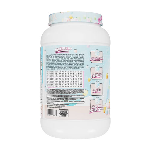 Axe & Sledge Farm Fed Protein Powder – Marshmallow Milk, 25g Protein