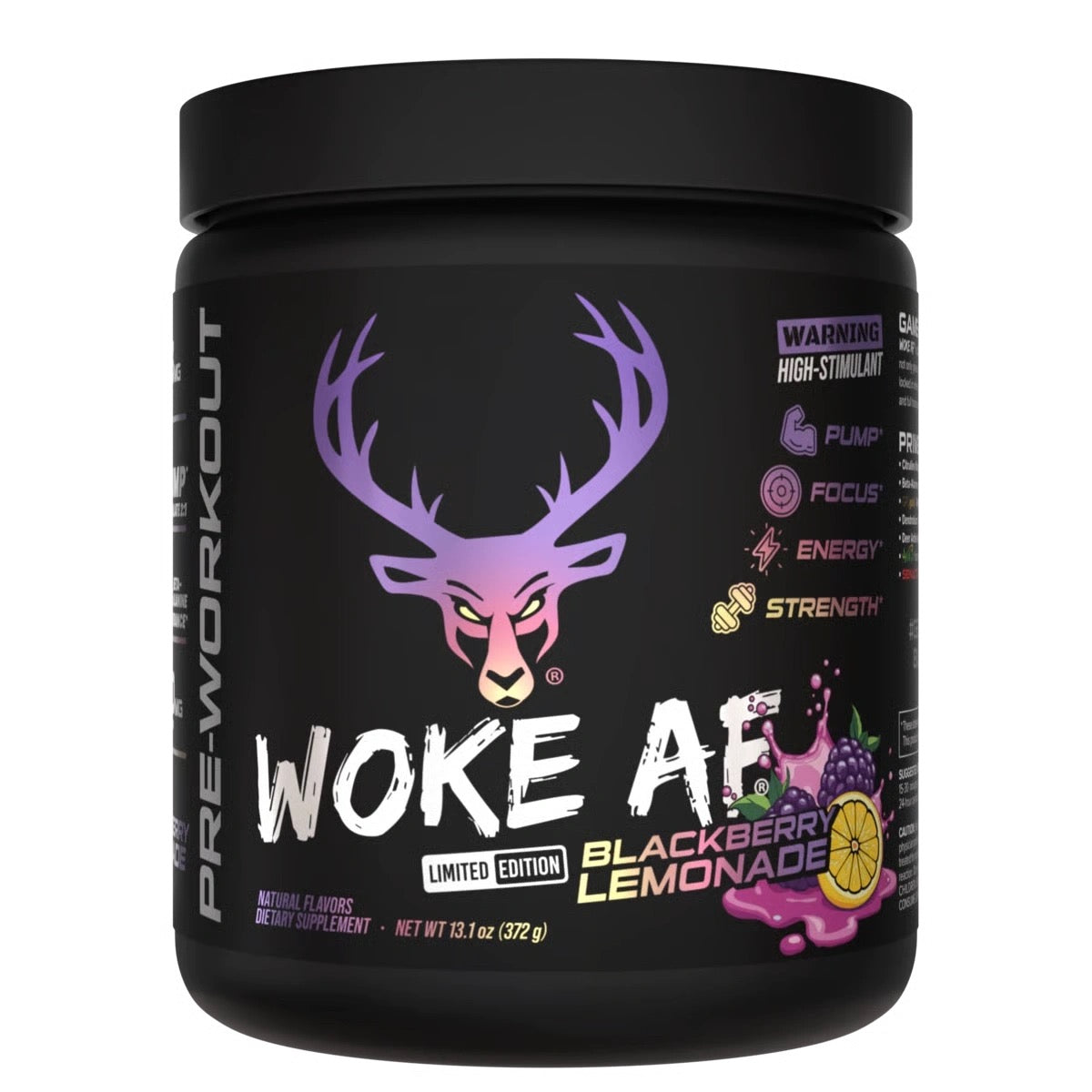 Bucked Up Woke AF Pre-Workout – Blackberry Lemonade 30 Serving