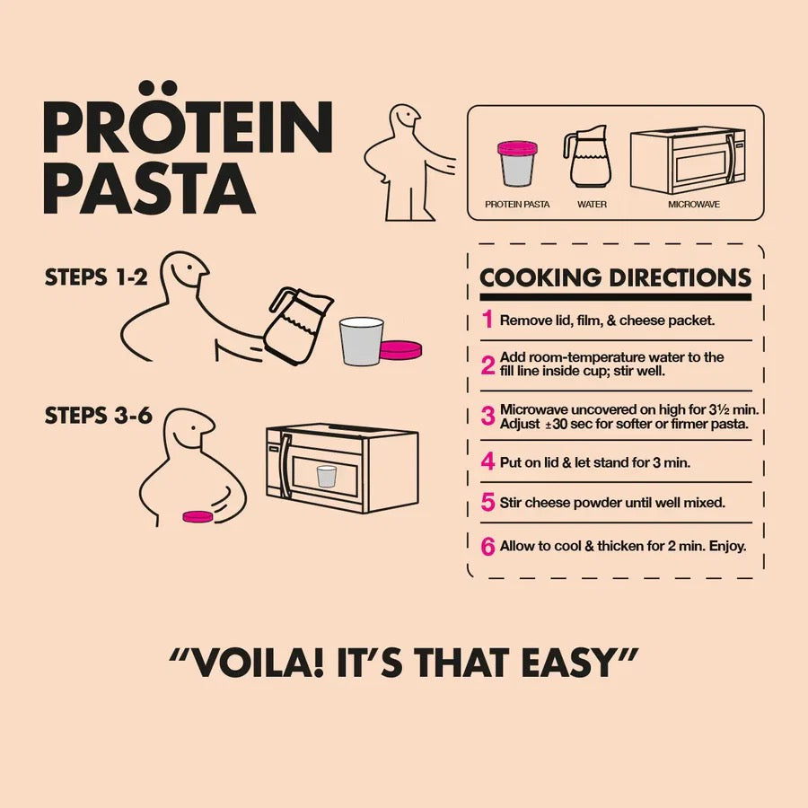 Legendary Protein Pasta Variety Pack – 6 Cups