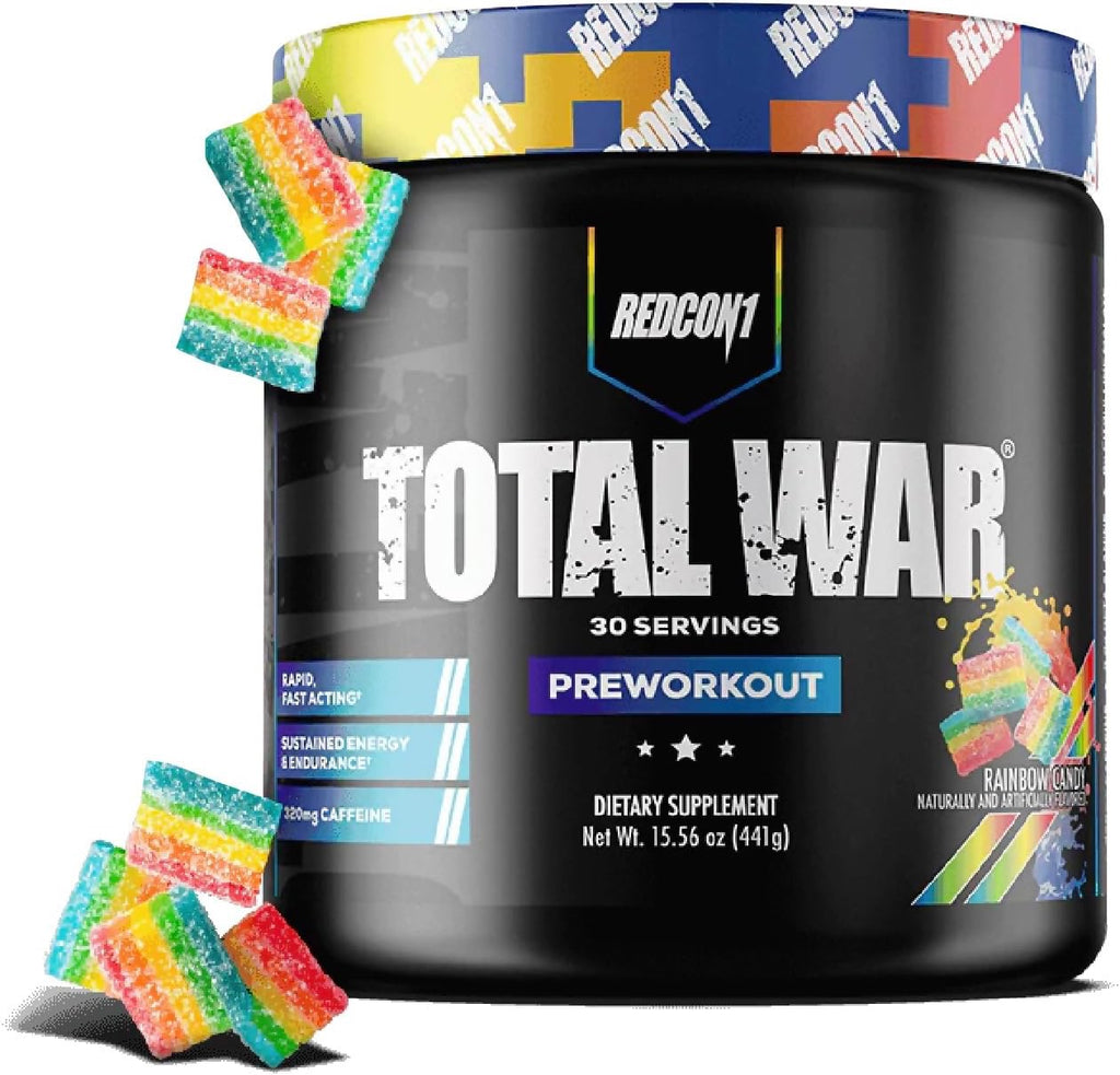 Redcon1 Total War Pre-Workout – Rainbow Candy 30 Serving