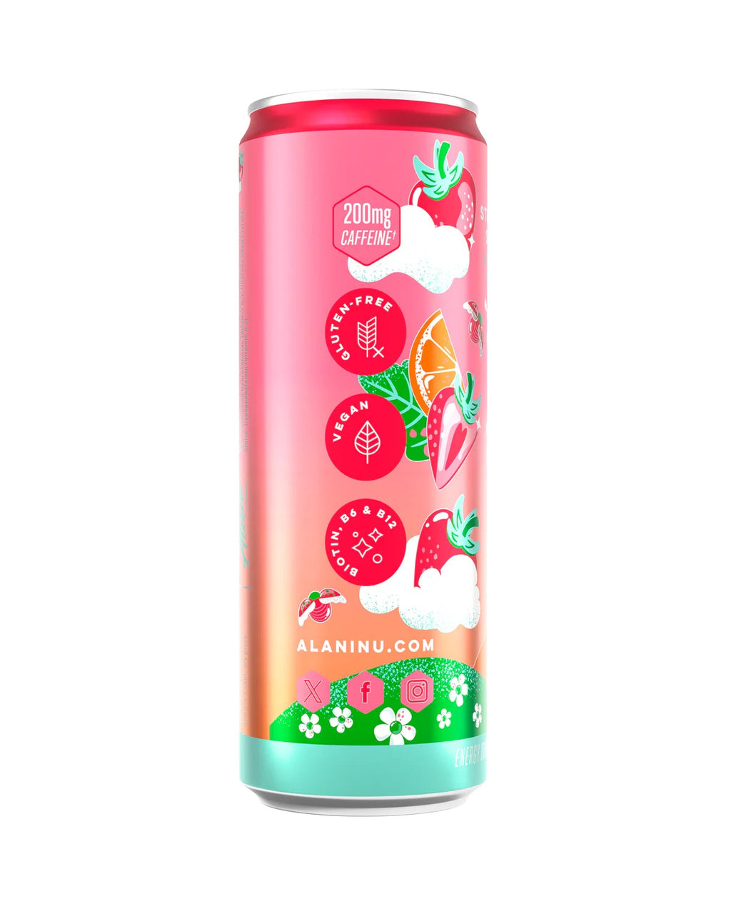 Alani Nu Strawberry Sunrise Energy Drink 12 fl oz
