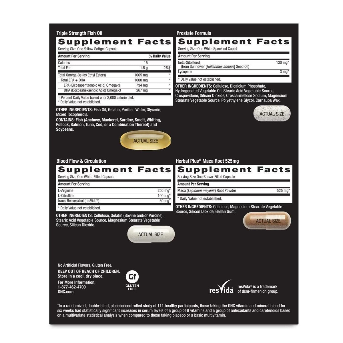 GNC Mega Men Performance & Vitality Vitapak Program – 30 Daily Packs