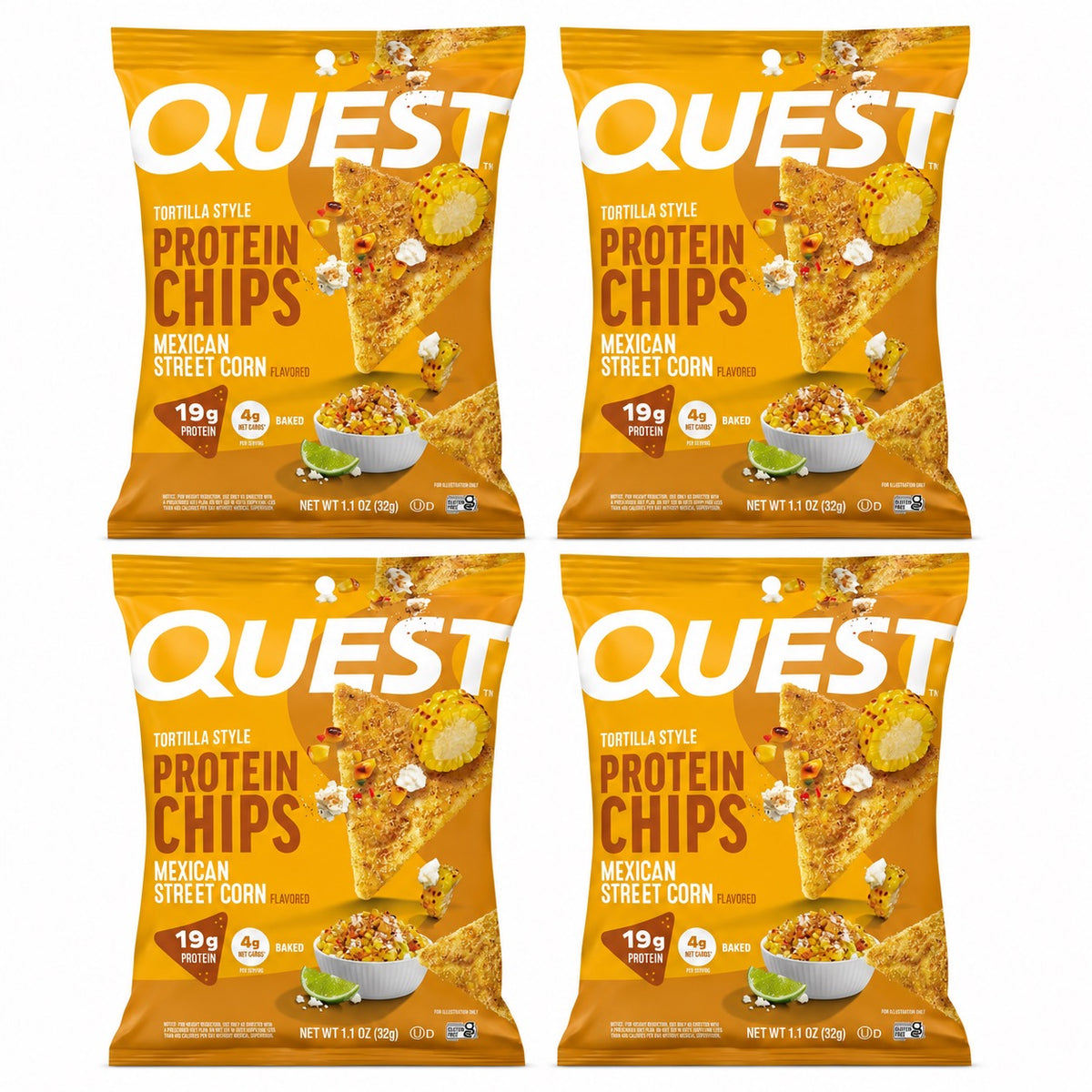 Quest Protein Chips Mexican Street Corn – 4 Pack
