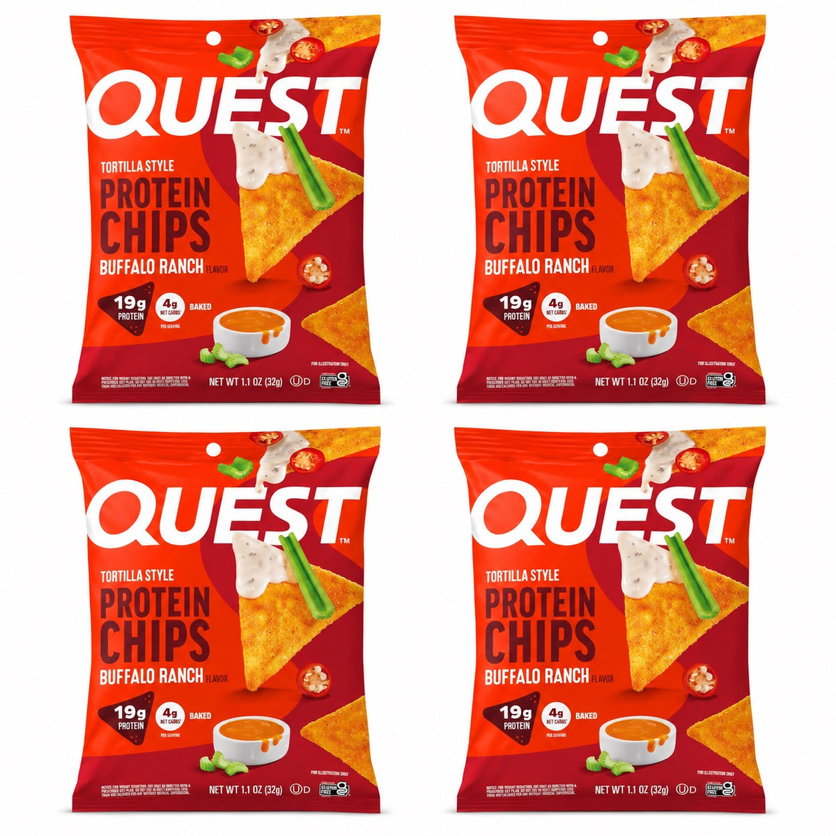 Quest Protein Chips Mexican Street Corn – 4 Pack