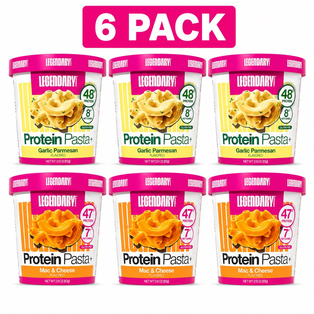 Legendary Protein Pasta Variety Pack – 6 Cups