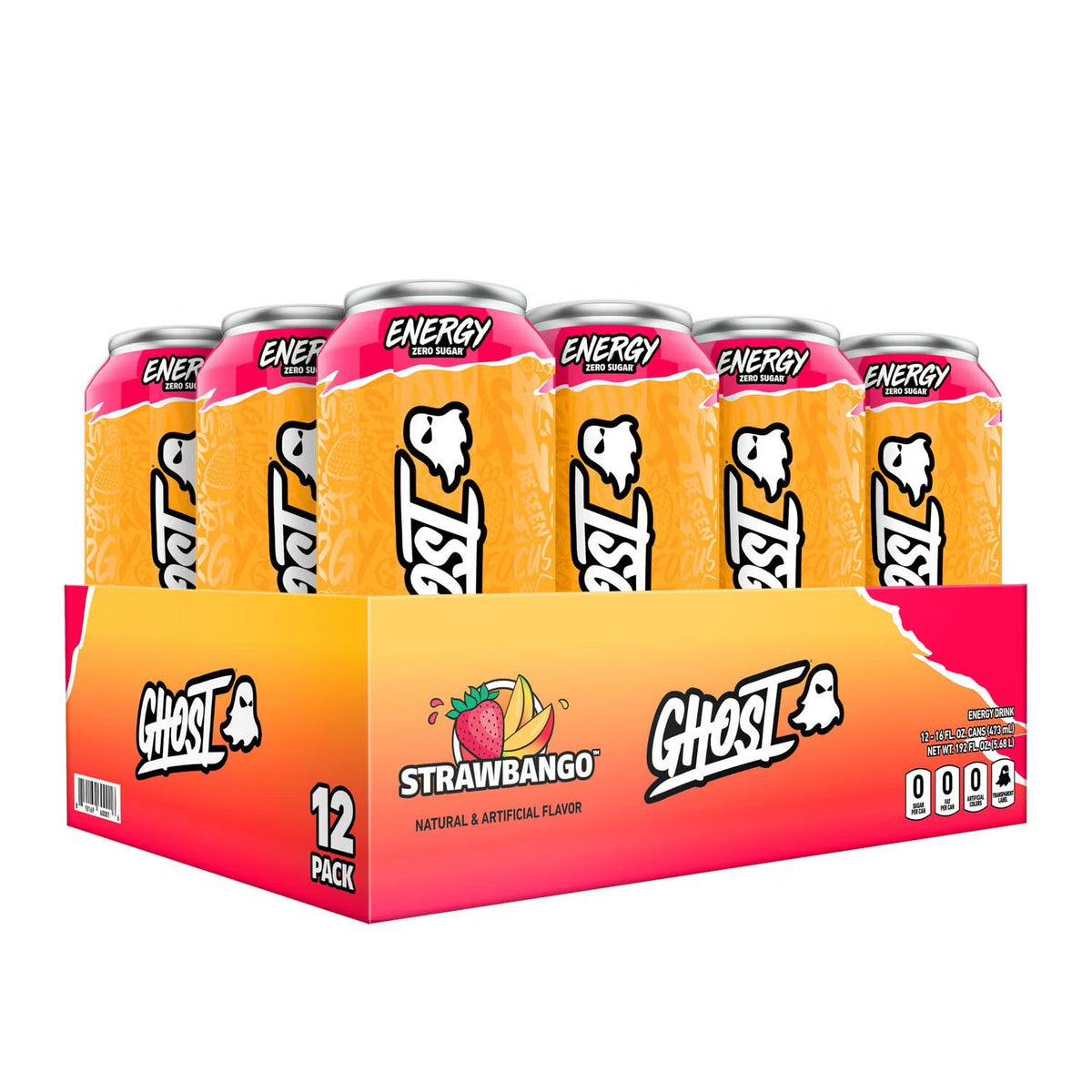 GHOST Energy Sour Strips Apple Berry – 12 Pack