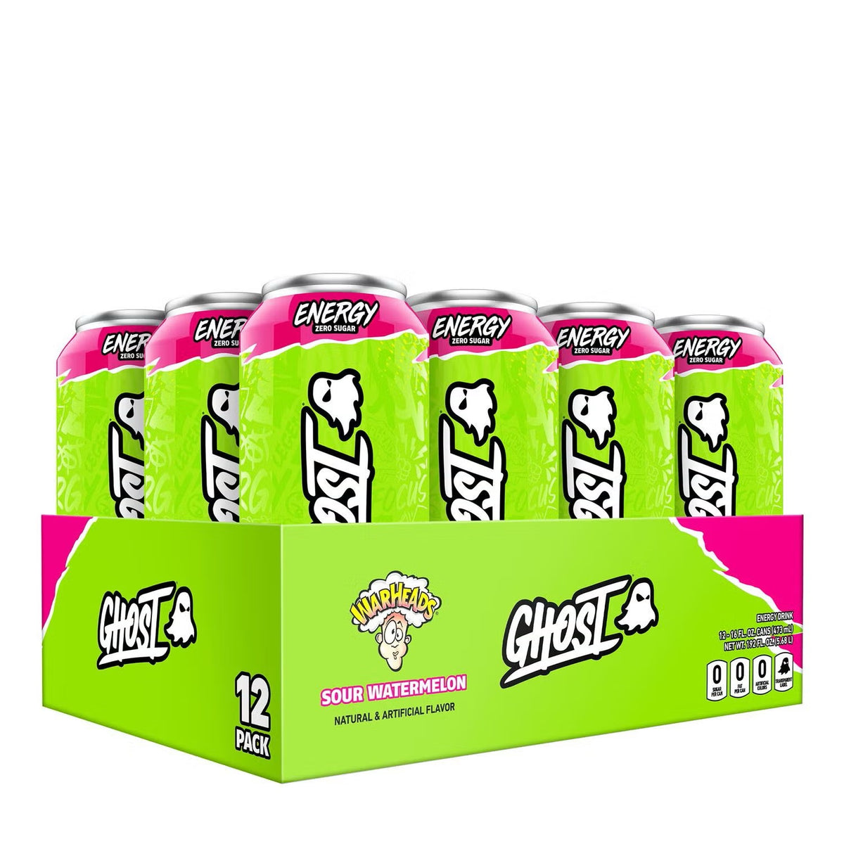GHOST Energy Sour Strips Apple Berry – 12 Pack