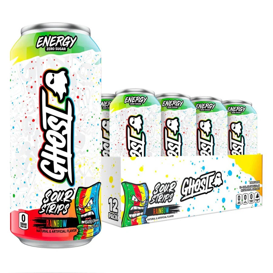 GHOST Energy Sour Strips Apple Berry – 12 Pack