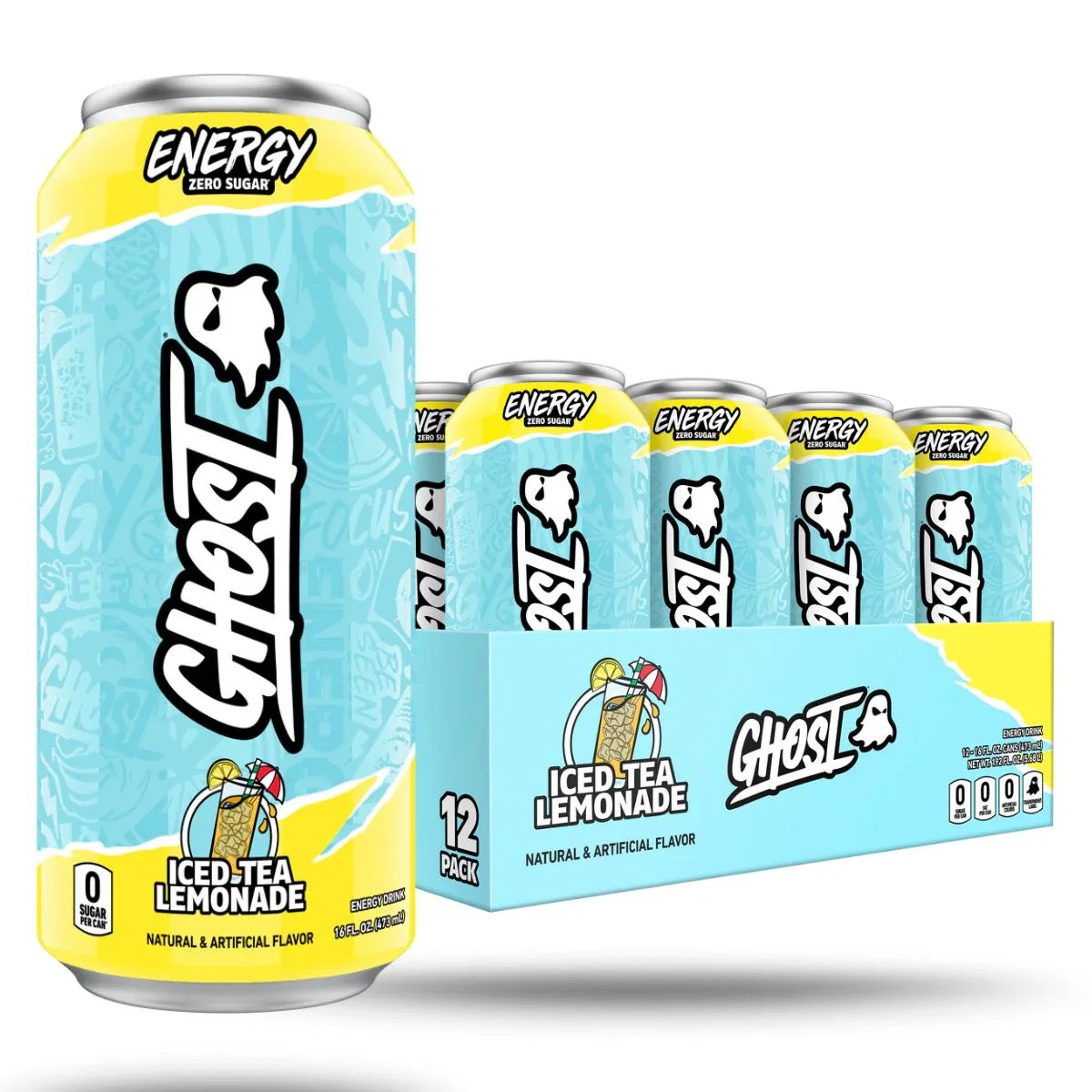 GHOST Energy Sour Strips Apple Berry – 12 Pack