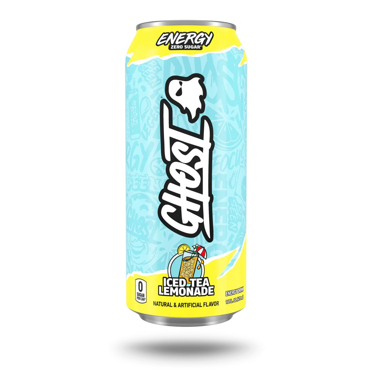 GHOST Energy Sour Strips Apple Berry Zero Sugar Energy Drink – 16 fl oz Single Can