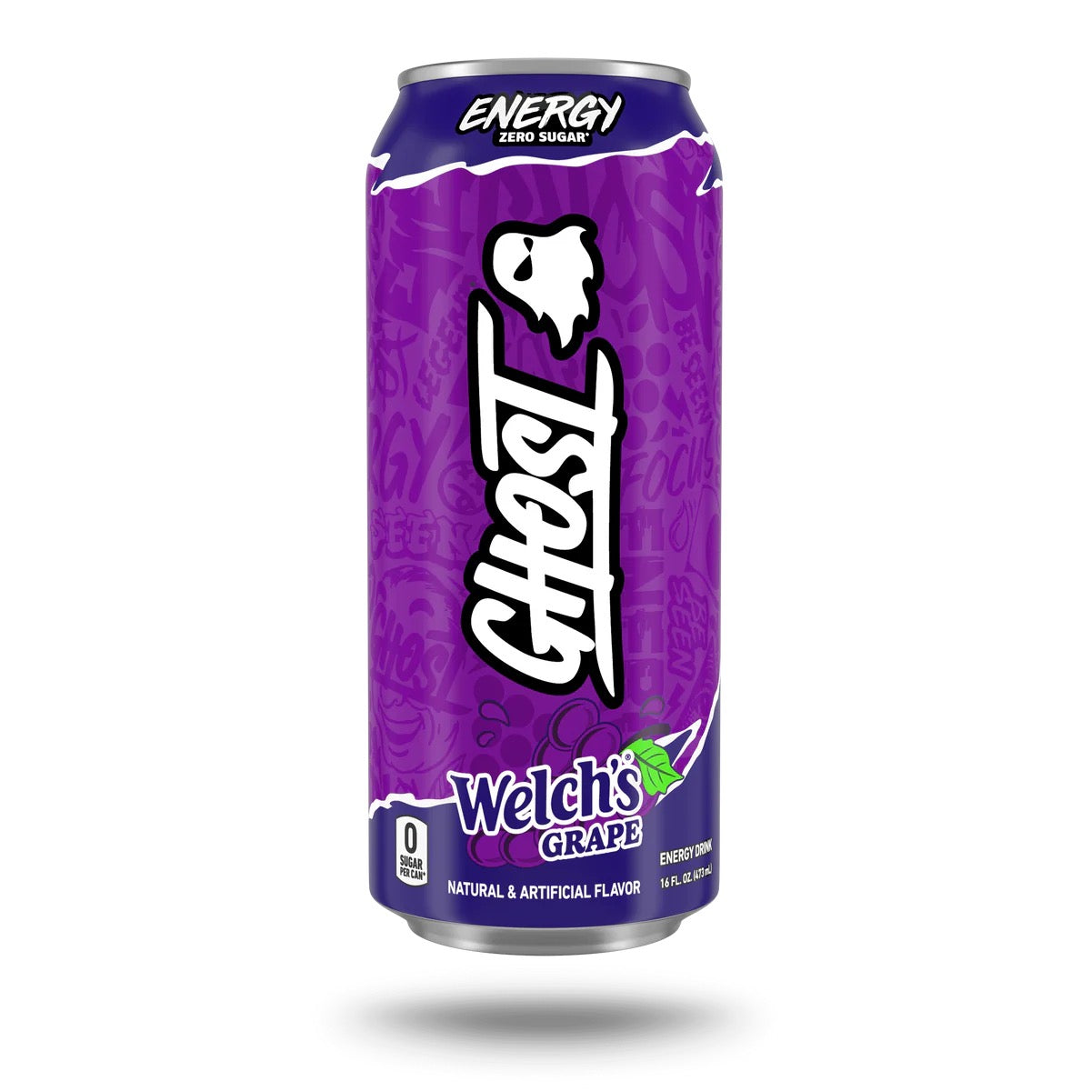 GHOST Energy Sour Strips Apple Berry Zero Sugar Energy Drink – 16 fl oz Single Can