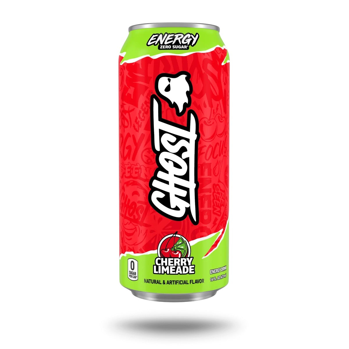 GHOST Energy Sour Strips Apple Berry Zero Sugar Energy Drink – 16 fl oz Single Can